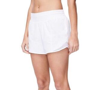 Lululemon Hotty Hot Short High-Rise 4" *White